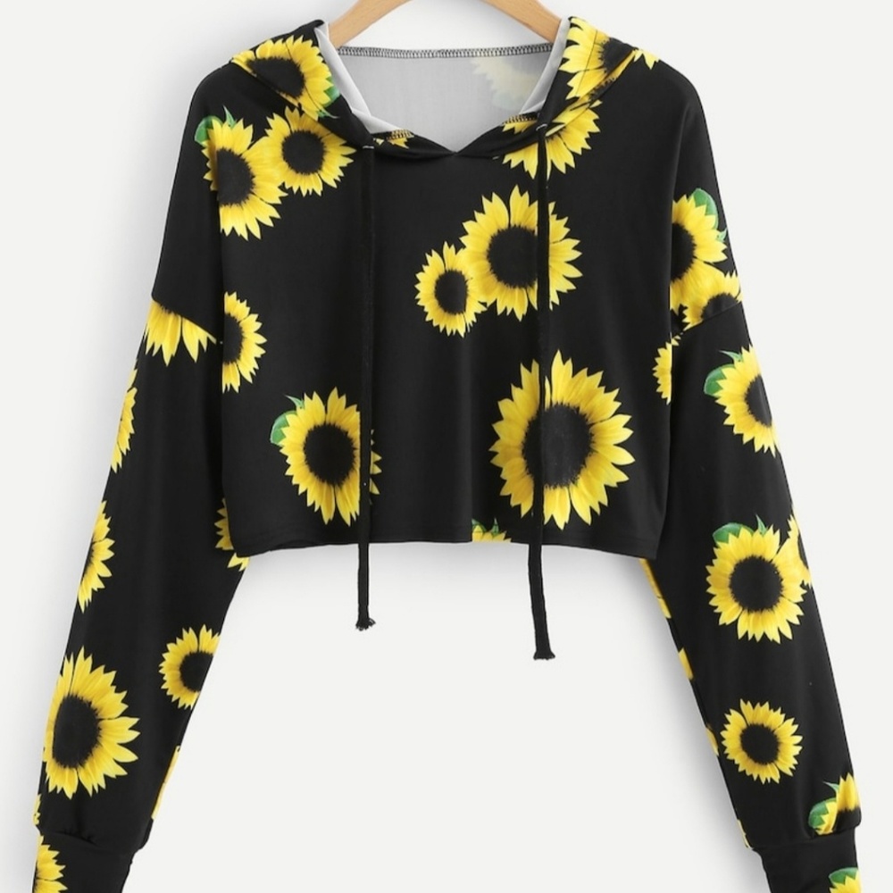 Romwe Crop hoddie